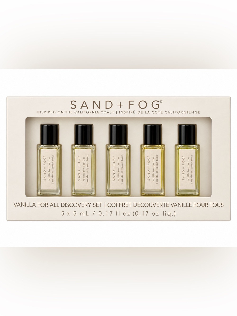 SAND+FOG Vanilla Discovery Set — White & Black